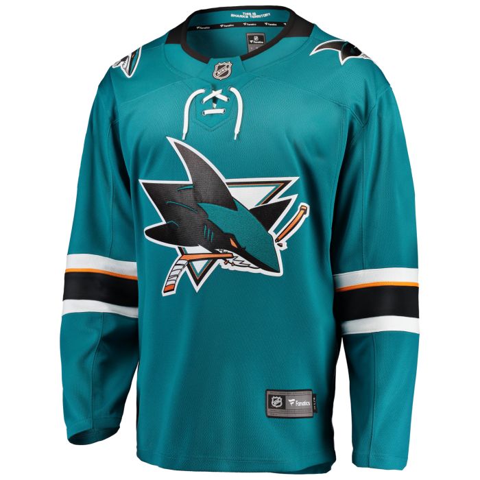 Fanatics Breakaway Jersey Home SJ Sharks Teal