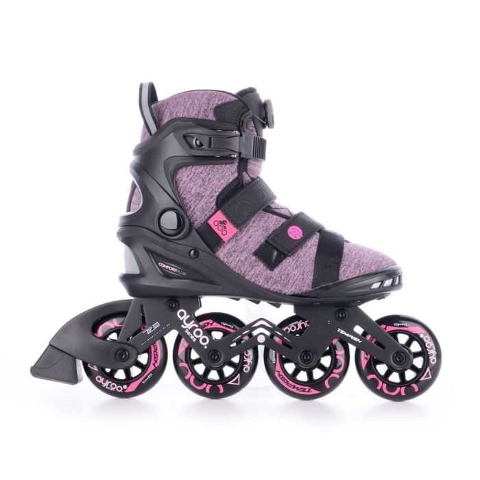 Tempish AYROO TOP 84 Dames Inlineskates Zwart/Roze