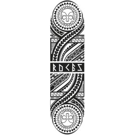 Roces Tribal Black Concave Skateboard 31"