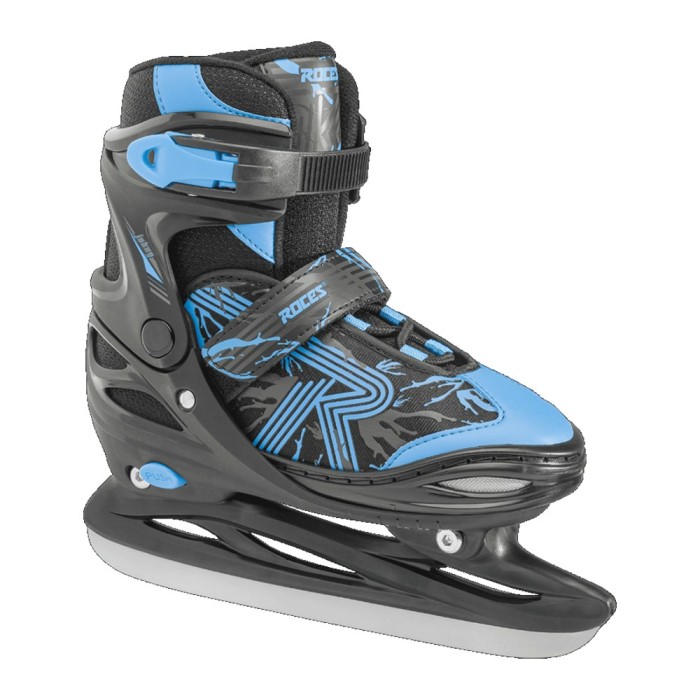 Roces - Jokey Ice 3.0 Adjustable Kids' Skates - Black/Blue