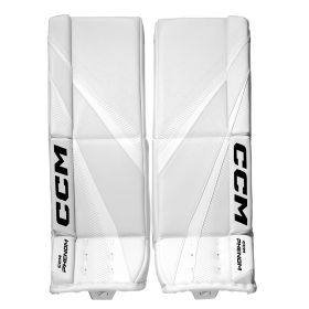 CCM Phenom Goalie Leg Pads Junior Wit