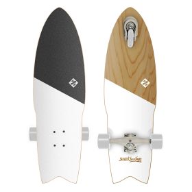 Street Surfing Snaker 30" Surfskate Koa White