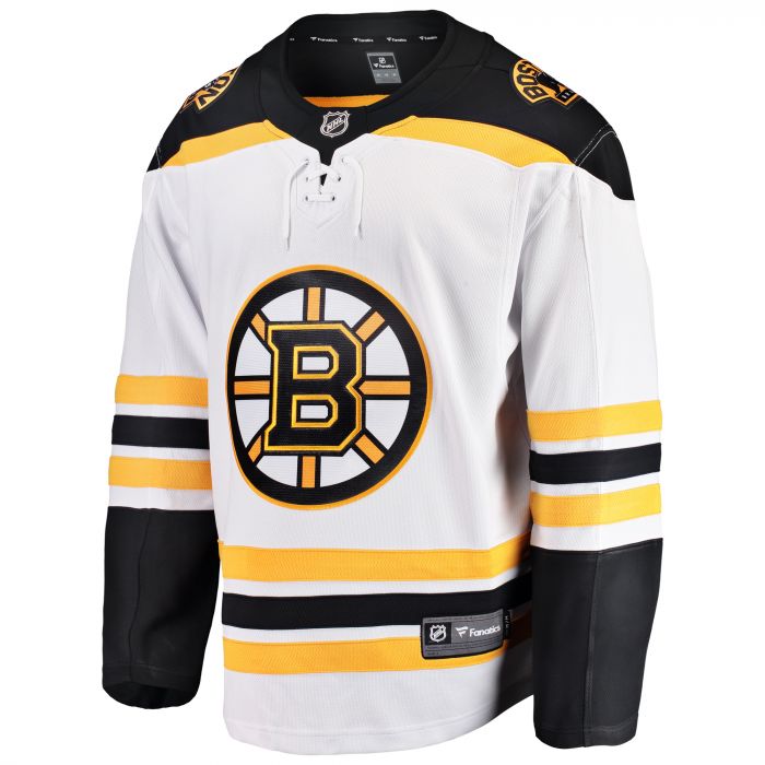 Fanatics Breakaway Jersey Away Boston Bruins Wit/Geel