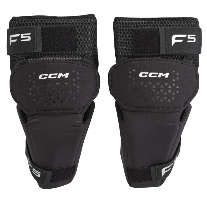 CCM F5 Goalie Kniebeschermer Zwart