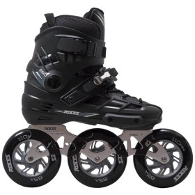Roces Ego TIF 3x110 Inline Skates Black/Silver 39