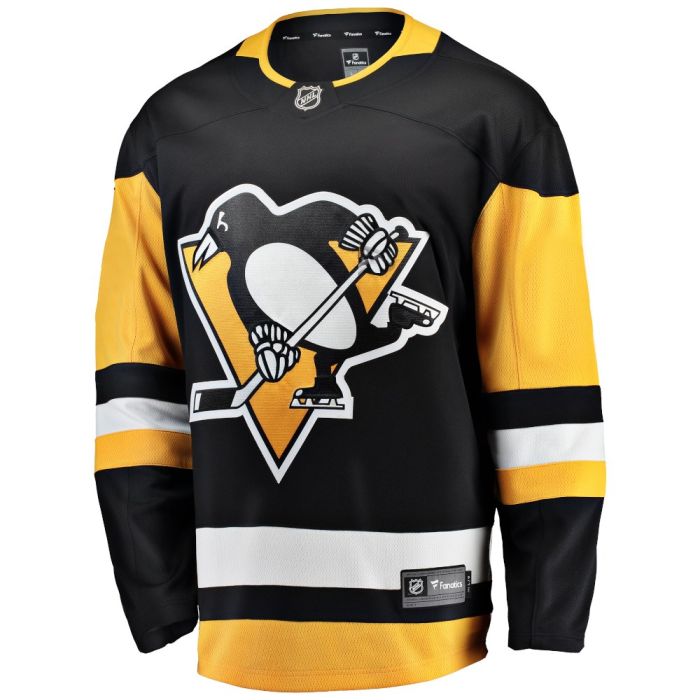 Fanatics Breakaway Jersey Home PB Penguins Zwart/Geel