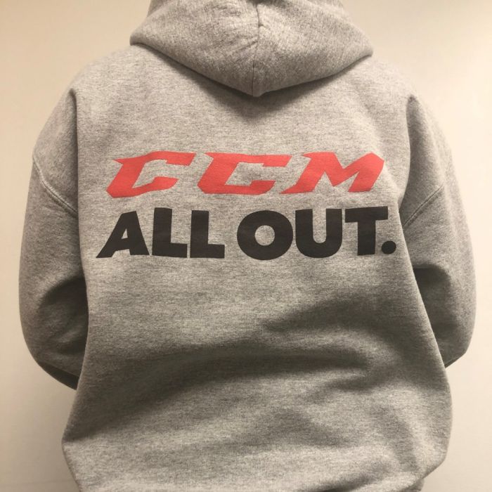 CCM ALL-OUT Hoody Grijs