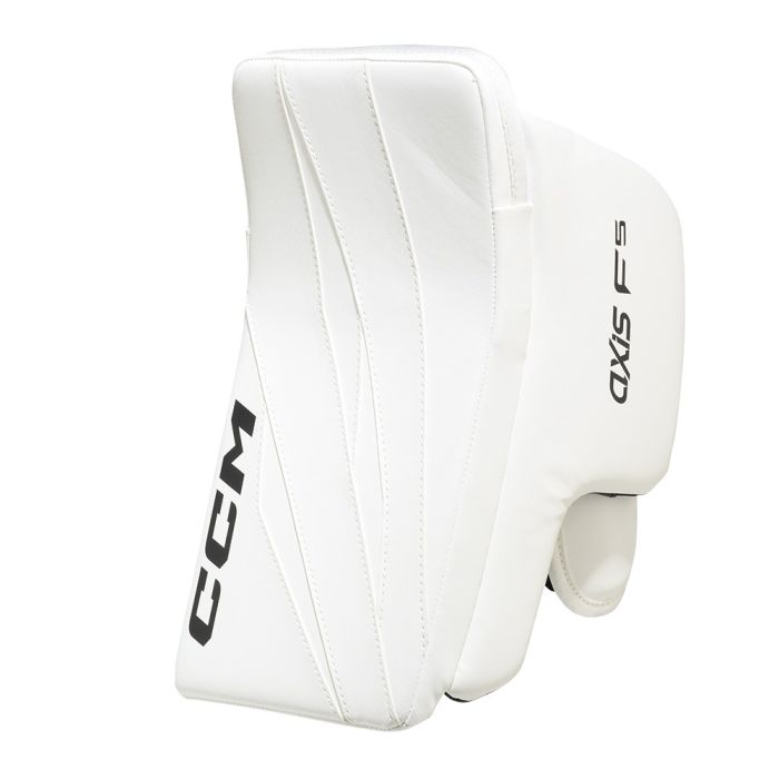 CCM Axis F5 Goalie Blocker JR Wit