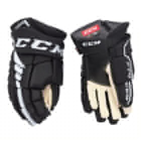 CCM JETSPEED FT4 Handschoenen JR Zwart/Wit 10"