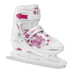 Roces - Jokey Ice 3.0 Verstelbare Schaatsen - Wit/Roze - 30-33