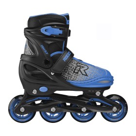 Roces - Jokey X Boy Verstelbare Skeelers - Kinderen - Zwart/Blauw - 26-29