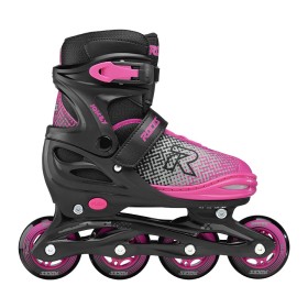 Roces - Jokey X Girl Verstelbare Skeelers - Kinderen - Zwart/Roze - 26-29