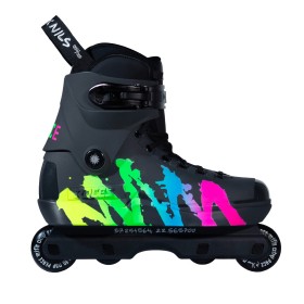 Roces - M12 LO Plus Jansons Peace Stunt Skates - Volwassenen - Zwart - 40