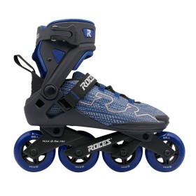 Roces R-Evo 84 Inline Skates Black/Blue/Light Grey 37