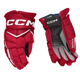CCM - Jetspeed FT8 IJshockeyhandschoenen - Senior - Rood/Wit - 13"