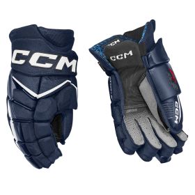 CCM - Jetspeed FT8 Pro IJshockeyhandschoenen - Senior - Navy/Wit - 13"