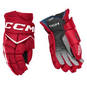 CCM - Jetspeed FT8 Pro IJshockeyhandschoenen - Senior - Rood/Wit - 13"