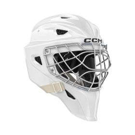 CCM AXIS F9 Goalie IJshockeyhelm SR Gecertificeerd Wit